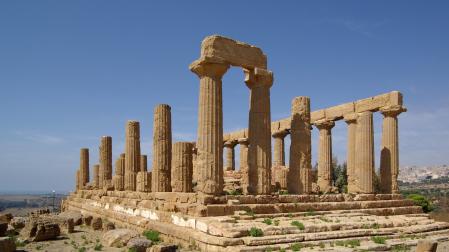 El Templo de Hera, en el Valle de los Templos de Sicilia