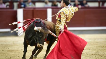 Samuel Navalón, muy serio en Madrid tan  recién llegado 