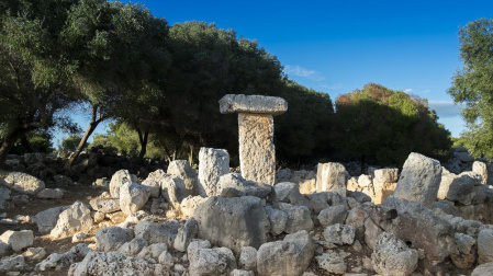 Imagen del poblado talayótico de Binissafullet