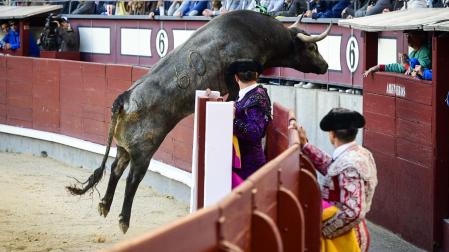 El quinto toro saltó dos veces al callejón 