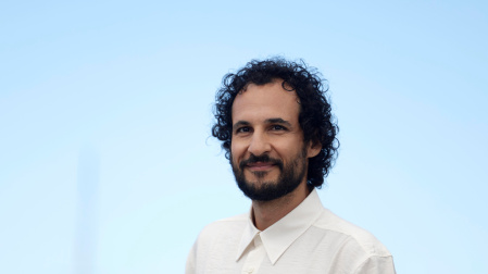 Ali Abbasi durante su llegada a la alfombra del Festiva de Cannes