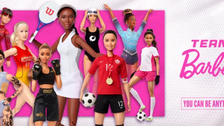 Barbie Celebrates Role-Model Athletes Who Have Broken Boundaries to Encourage Girls to Stay in Sports and Recognize Their Full Potential