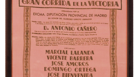 Cartel de la Corrida de la Victoria