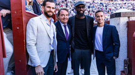 Nachho, Rüdiger y Lucas Vázquez