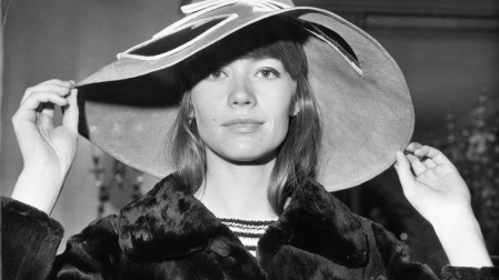 La cantante Françoise Hardy