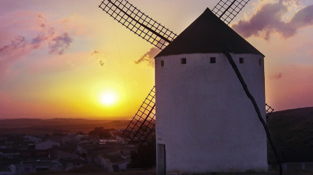 Así es un molino típico de Castilla-La Mancha 