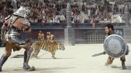 «Gladiator» (2000), de Ridley Scott, ha deformado la imagen cultural de estos campeones