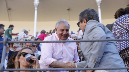 Fernando Martínez de Irujo en la corrida homenaje a Antoñete en las Ventas