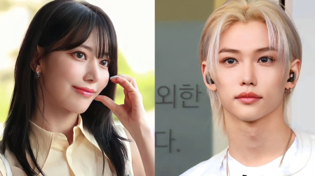 Sakura de Le Sserafim y Felix Lee de Stray Kids