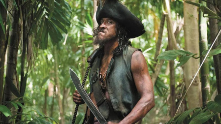 Tamayo Perry, en "Piratas del Caribe"