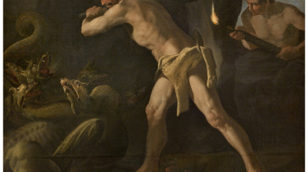 Heracles o Hércules, representado en este cuadro de Zurbarán, era muy venerado en ambas Iberias