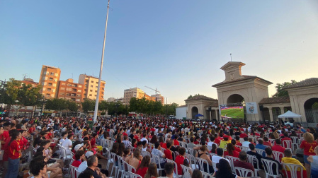 Pantalla gigante en Albacete para ver la Eurocopa 2024