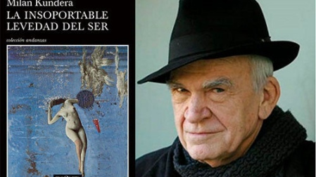 Portada de una de las novelas más famosas de Milan Kundera