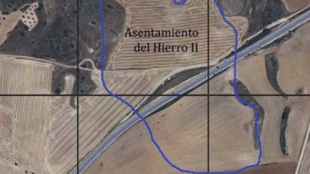 Mapa de la ubicación del Yacimiento arqueológico del Hoyo de la Serna