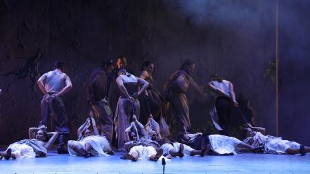 Escena del espectáculo sobre Mariana Pineda del Ballet Flamenco de Andalucía