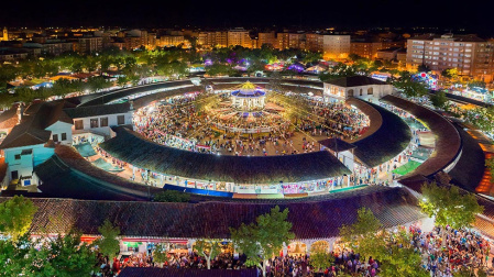 Imagen aérea de la Feria de Albacete