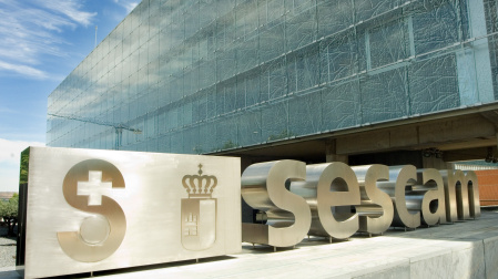 Imagen de un edificio del Servicio de Salud de Castilla-La Mancha (SESCAM)