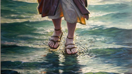 Jesús caminando sobre las aguas