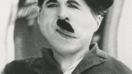 Charles Chaplin, según Weegee