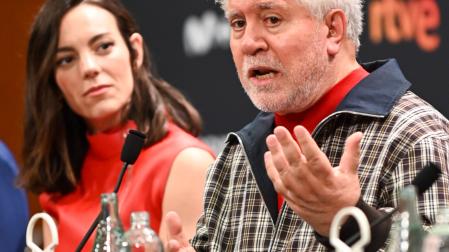 Rueda de prensa de ‘La habitación de al lado’ de Pedro Almodóvar en la 72º edición del Festival de Cine de San Sebastián 