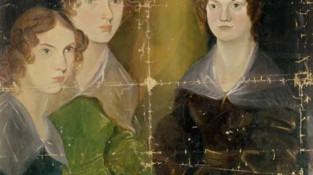 Retrato de las hermanas Brontë pintado por Patrick Branwell