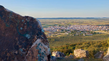 Vista general de Almodóvar del Campo (Ciudad Real)