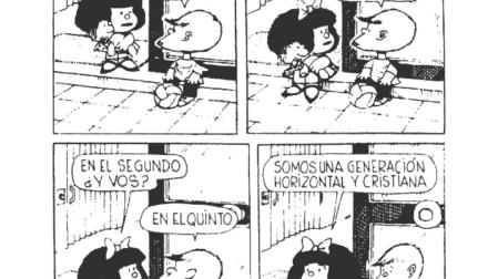 Una viñeta de Mafalda