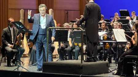 Ludovic Tezier durante su recital en el Teatro Real