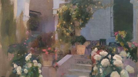 'Jardín (casa del artista)', de Joaquín Sorolla, adquirido ahora por 250.000 euros por el Estado