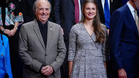 La Familia Real recibe a los galardonados con los Premios Princesa de Asturias 2024