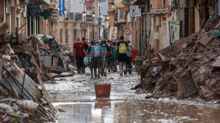 Situación en Paiporta tras el paso de la dana