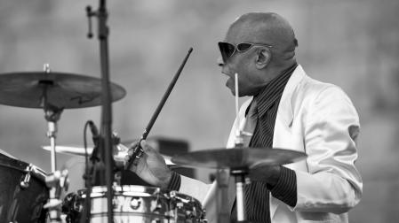 Roy Haynes en un festival de jazz