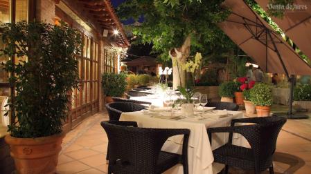 Terraza del restaurante Venta de Aires en Toledo