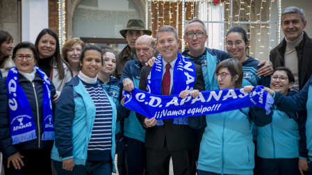 Inauguración del belén de APANAS en el Palacio de Fuensalida (Toledo)