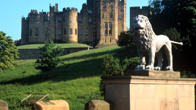 El castillo de Alnwick, famoso por ser la escuela   de magia de Hogwarts