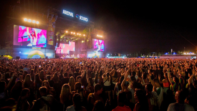 Celebración del Arenal Sound en Burriana (Castellón)