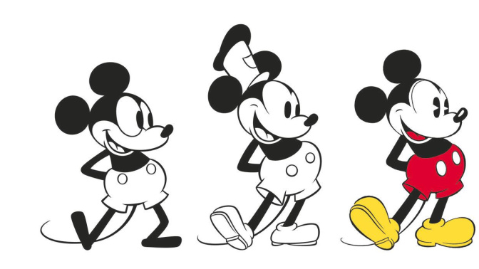 Mickey Mouse y su evolución  histórica