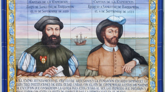 La circunnavegación encabezada por Juan Sebastián Elcano y Fernando de Magallanes zarpó de Sanlúcar de Barrameda en 1519