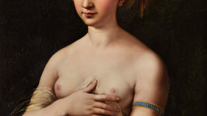 Ritratto di donna nei panni di Venere "La Fornarina" 1519-1520