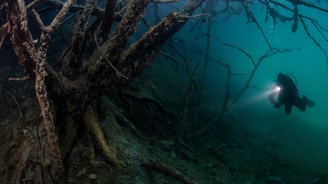 Buceo en las Lagunas de Ruidera. Ciudad Real