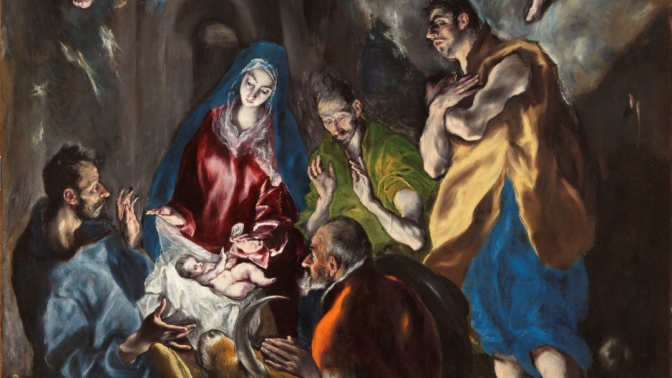 "Adoración de los pastores", de El Greco