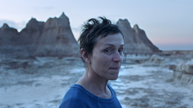 Frances McDormand, protagonista de "Nomadland" (Chloé Zhao)