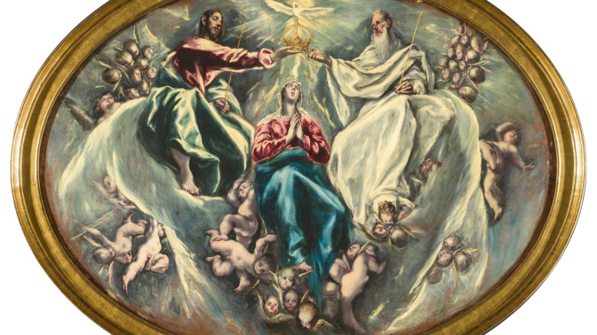 "La coronación de la Virgen", de El Greco