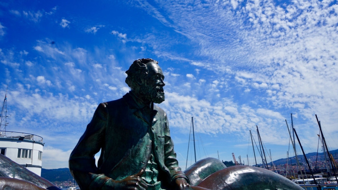 Monumento de Julio Verne en Vigo