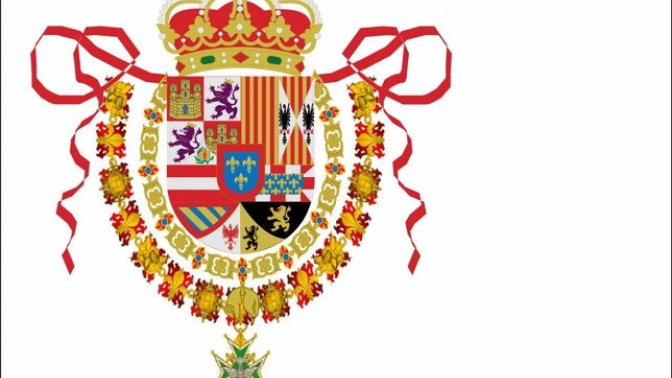 Antes de 1785, la Marina española utilizaba la bandera oficial