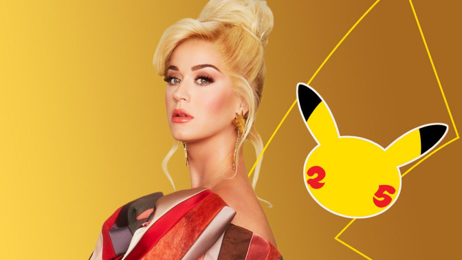 Katy Perry ejercerá de maestra de ceremonias del Aniversario de Pokémon, a través del proyecto P25Music, en el que también participa Post Malone