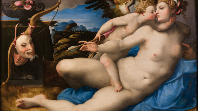 «Venus y Cupido», de Hendrik van der Broeck, presente en «Pasiones mitológicas»