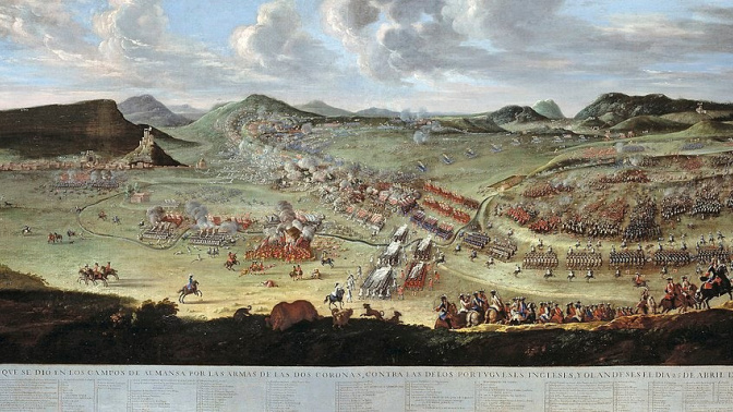 La Batalla de Almansa, óleo sobre lienzo, 161 x 390 cm, Madrid, Museo del Prado.