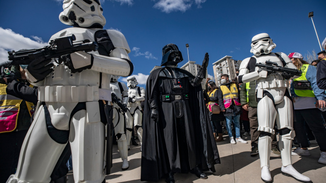 Darth Vader no faltó a esta cita solidaria