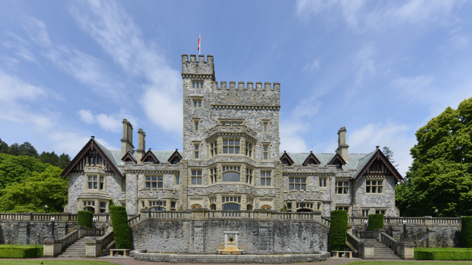 Hatley Castle en la Columbia Británica, Canadá